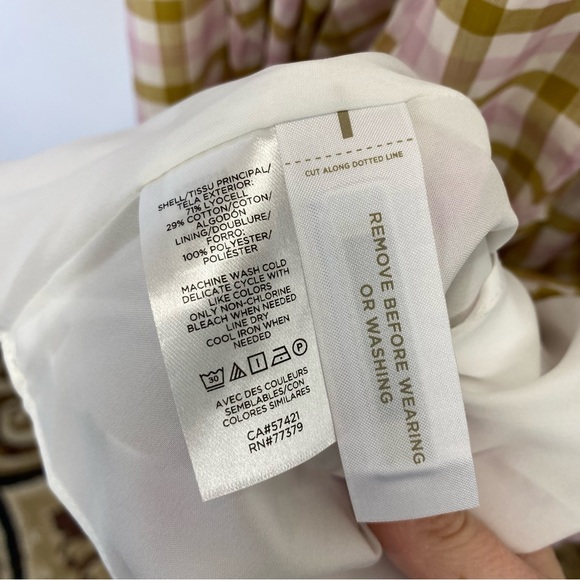 Ann Taylor Plaid Multi-Color Halter Flare Dress NWT - Picture 10 of 14